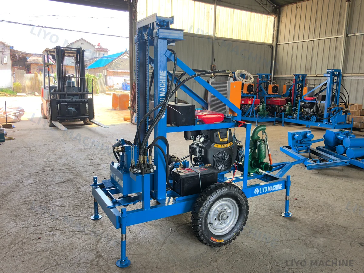 LY-150 EPA gasoline drilling machine side view