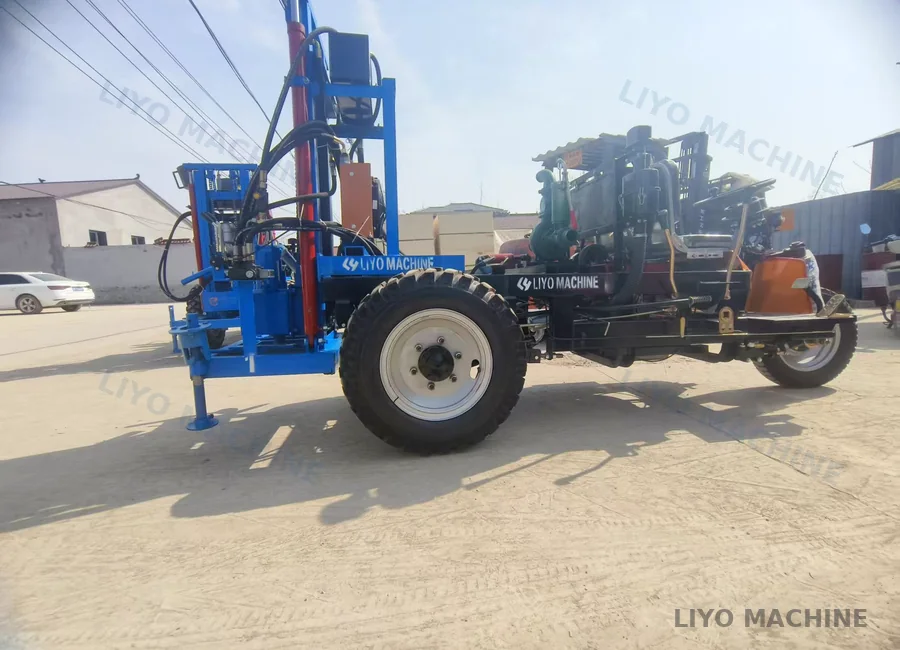 LY-200-3T diesel tricycle water well drilling rig
