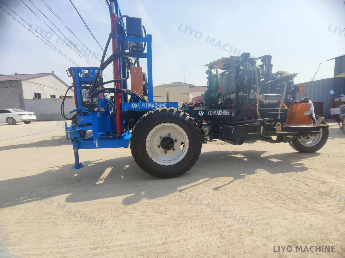 LY-200-3T diesel tricycle water well drilling rig