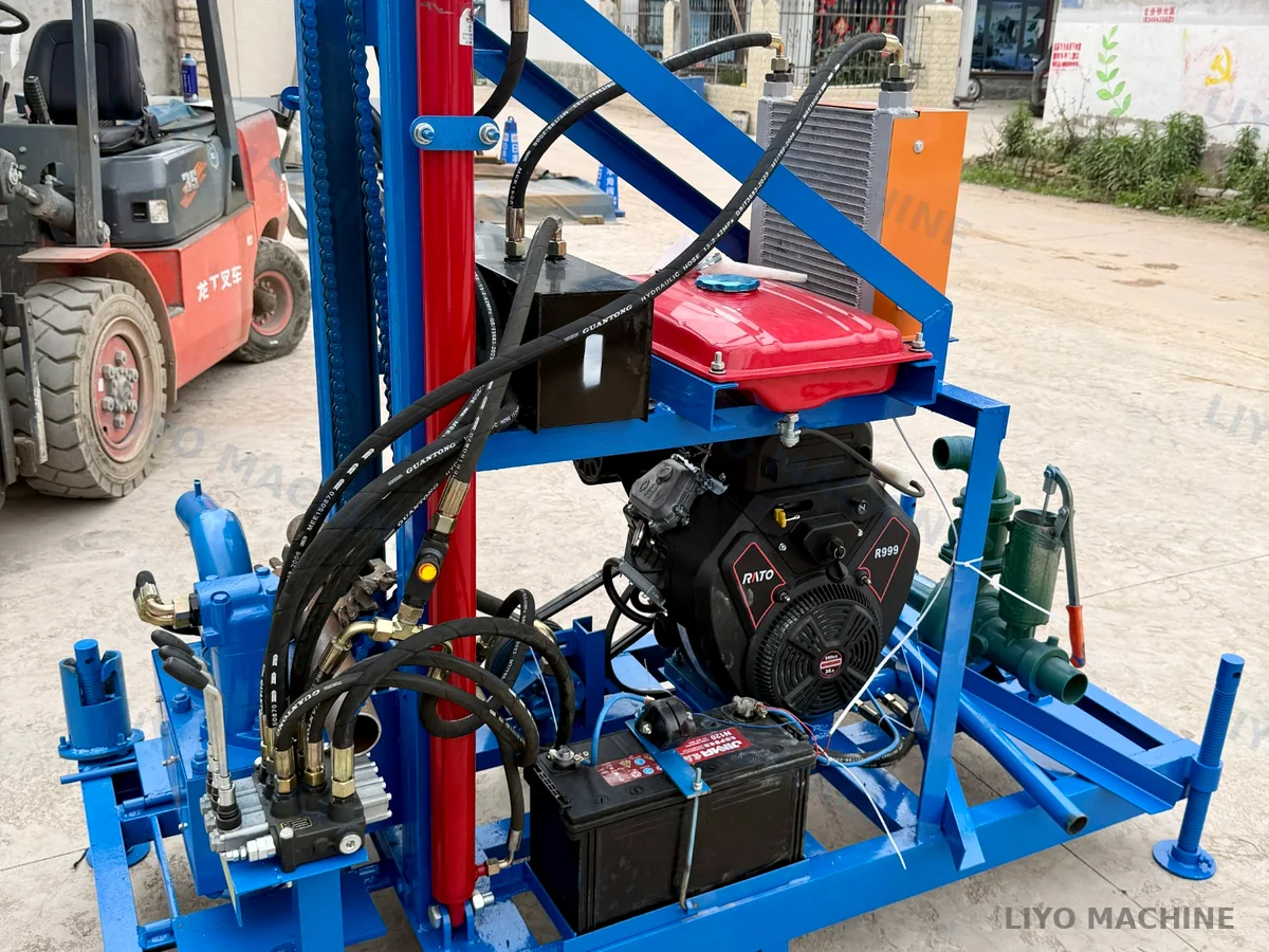 LY-200 EPA gasoline water well drilling machine