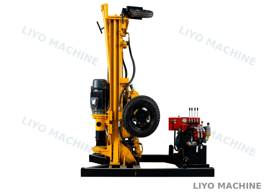 LYQZ-200 air compressor DTH water well drilling rig