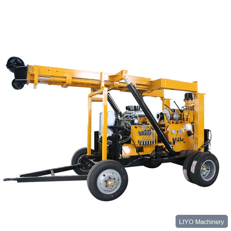 LYXY-3 wheel mechanical gearbox water well drilling rig