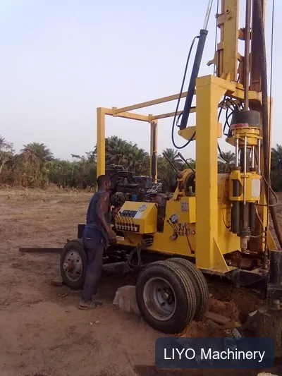 LYXY-3 field water well drilling operation