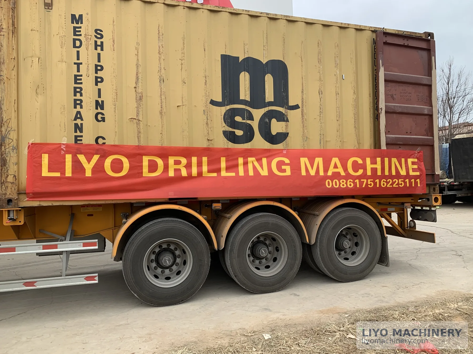 LIYO drilling rig international container shipment